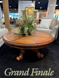 Tooled Top Coffee Table