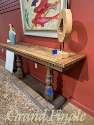 Custom Wood Console Table